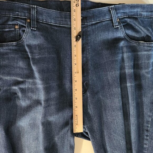 Levis 559 Jeans Mens 44x28 Blue Straight Fit Stretch Denim Medium Wash Big Tall - Picture 8 of 15